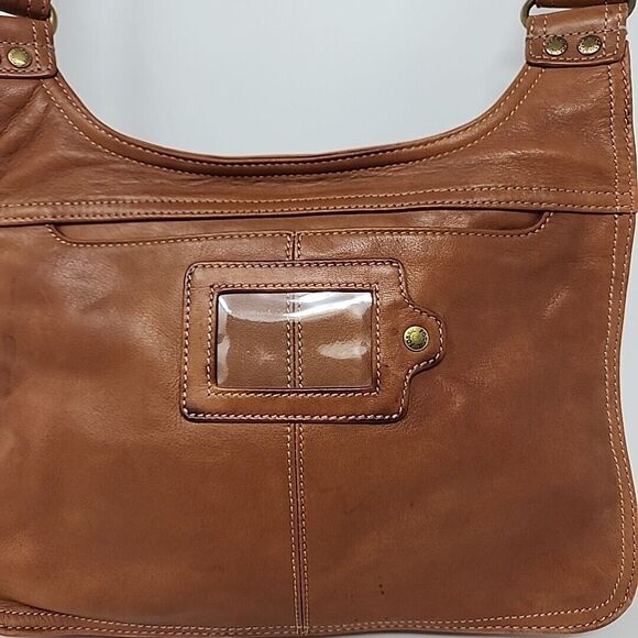 Fossil Purse Handbag Shoulder Vintage Y2K Brown Leather - Picture 6 of 16